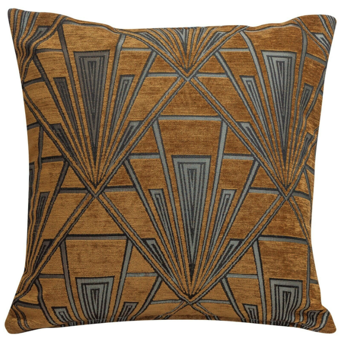 Gold Silver Luxury Velvet Art Deco Cushion 17