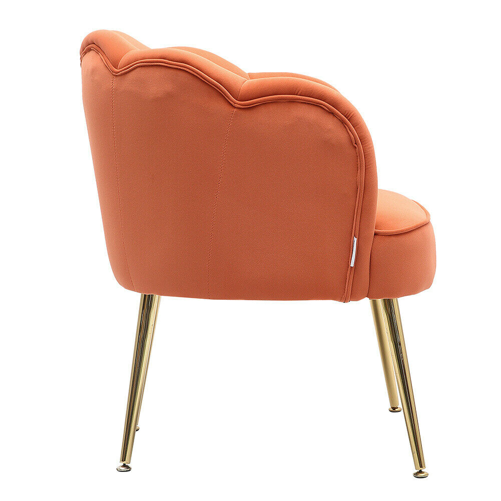 Burnt orange best sale cocktail chair