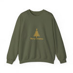 Gold Christmas Tree Crewneck Sweatshirt