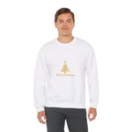 Gold Christmas Tree Crewneck Sweatshirt