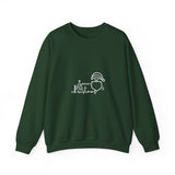 Christmas Santa Line Art Sweatshirt