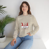 Christmas Gnomes Crewneck Sweatshirt - Fa-la-la-la-la-la Design