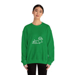 Christmas Santa Line Art Sweatshirt