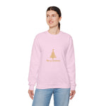 Gold Christmas Tree Crewneck Sweatshirt