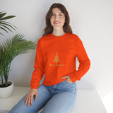 Gold Christmas Tree Crewneck Sweatshirt