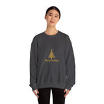 Gold Christmas Tree Crewneck Sweatshirt