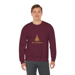 Gold Christmas Tree Crewneck Sweatshirt