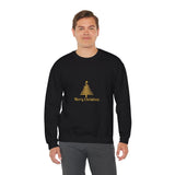 Gold Christmas Tree Crewneck Sweatshirt