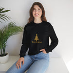 Gold Christmas Tree Crewneck Sweatshirt