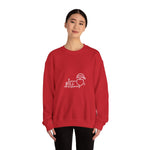 Christmas Santa Line Art Sweatshirt