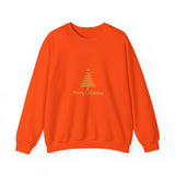 Gold Christmas Tree Crewneck Sweatshirt