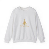 Gold Christmas Tree Crewneck Sweatshirt