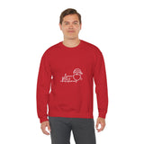 Christmas Santa Line Art Sweatshirt