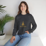 Gold Christmas Tree Crewneck Sweatshirt