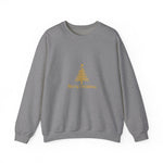 Gold Christmas Tree Crewneck Sweatshirt