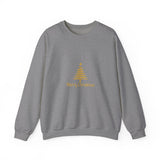 Gold Christmas Tree Crewneck Sweatshirt