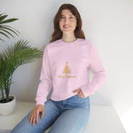 Gold Christmas Tree Crewneck Sweatshirt