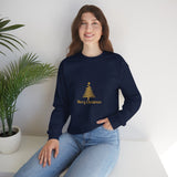 Gold Christmas Tree Crewneck Sweatshirt