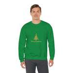 Gold Christmas Tree Crewneck Sweatshirt