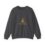 Gold Christmas Tree Crewneck Sweatshirt