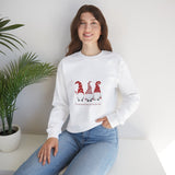 Christmas Gnomes Crewneck Sweatshirt - Fa-la-la-la-la-la Design