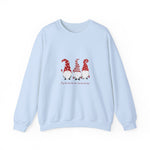 Christmas Gnomes Crewneck Sweatshirt - Fa-la-la-la-la-la Design