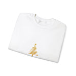 Gold Christmas Tree Crewneck Sweatshirt