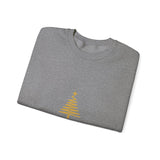 Gold Christmas Tree Crewneck Sweatshirt