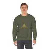 Gold Christmas Tree Crewneck Sweatshirt