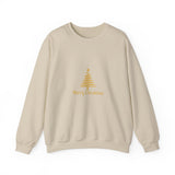 Gold Christmas Tree Crewneck Sweatshirt