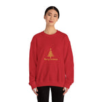 Gold Christmas Tree Crewneck Sweatshirt