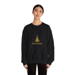 Gold Christmas Tree Crewneck Sweatshirt