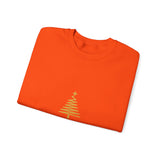 Gold Christmas Tree Crewneck Sweatshirt