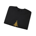 Gold Christmas Tree Crewneck Sweatshirt