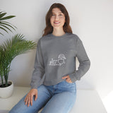 Christmas Santa Line Art Sweatshirt