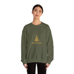 Gold Christmas Tree Crewneck Sweatshirt