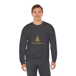 Gold Christmas Tree Crewneck Sweatshirt