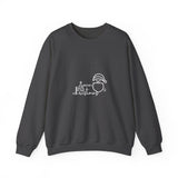 Christmas Santa Line Art Sweatshirt