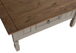 Grey Pine Table with Drawer