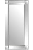 Silver Triple Bevelled Full Length Art Deco Mirror 174cm x 85cm